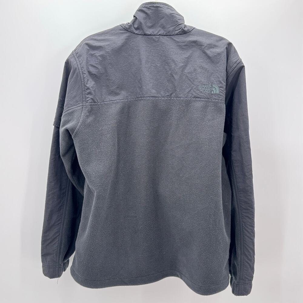 The‎ North Face Fleece Jacket Mens Large Gray Full Zip Outdoor Hiking Softshell - Picture 3 of 9